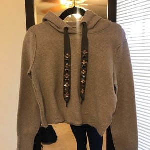 Like New Zara crop hoodie